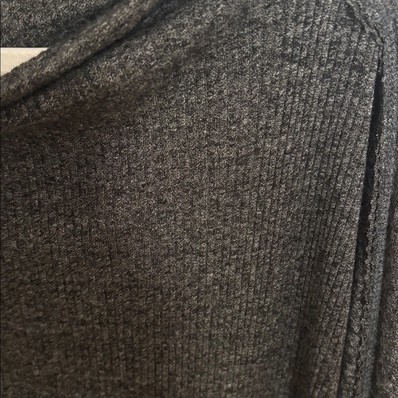 Free People Gray Long Sleeve Tunic Top - Picture 2 of 3